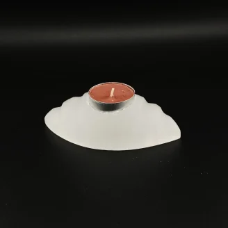 Selenite Shell Tea Light Holder 290 Grams