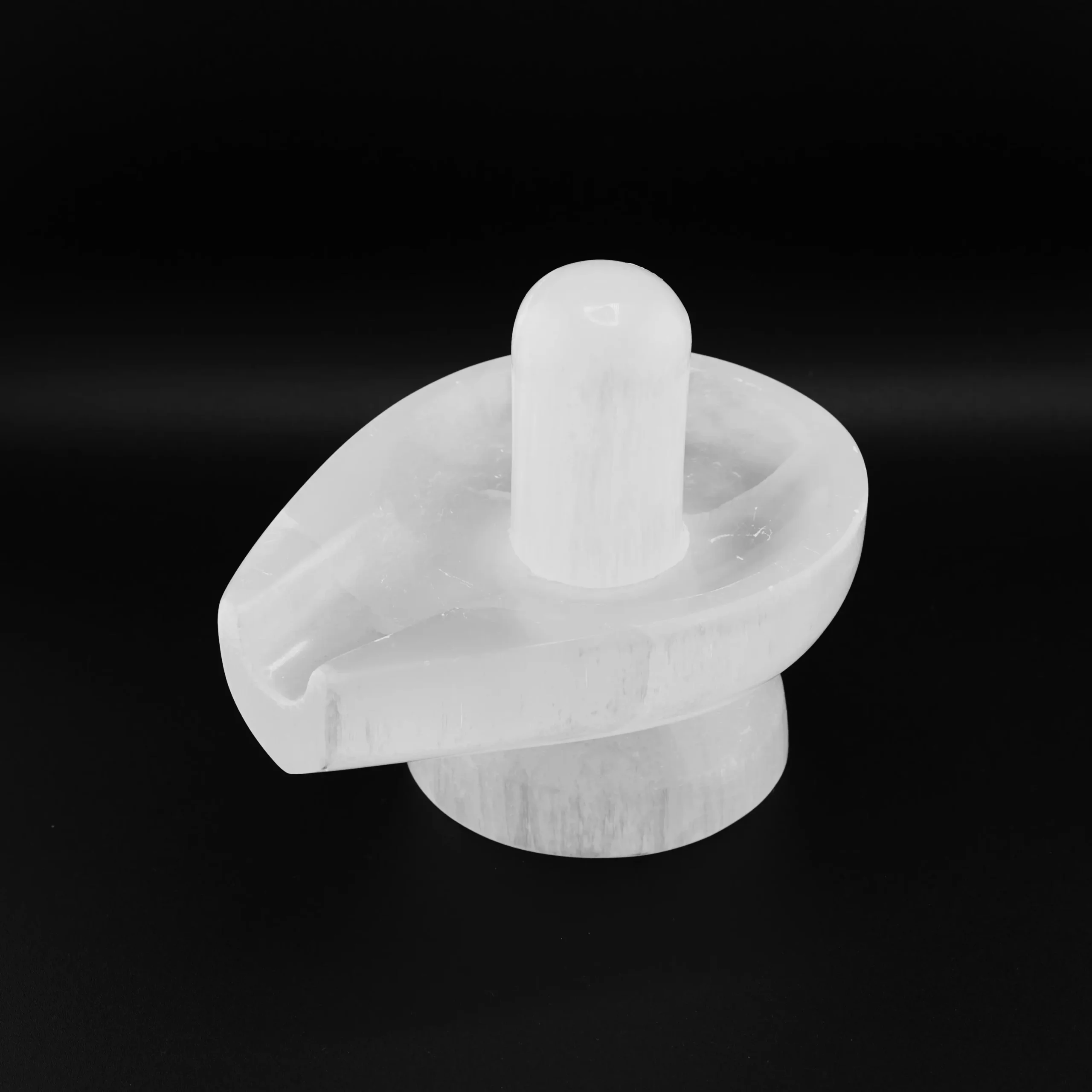 Selenite Shivling 1430 Grams