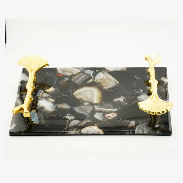 Black Sulaimani Serving Tray Size - 7 Inch - 11 Inch