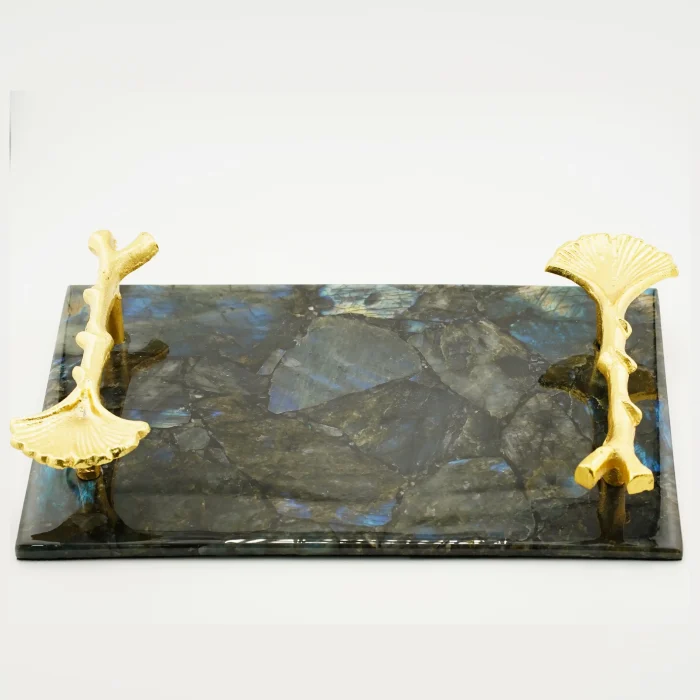 Labradorite Serving Tray Size - 7 Inch - 11 Inch