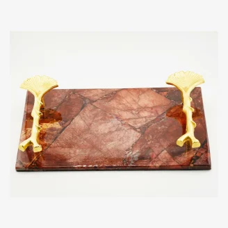Red Moon Stone Serving Tray Size - 7 Inch - 11 Inch