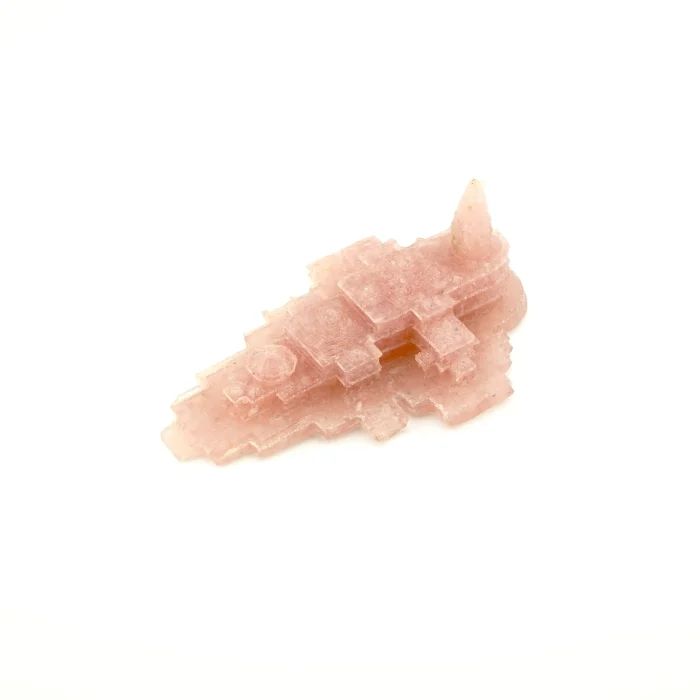Rose Quartz Ram Mandir 150 Grams