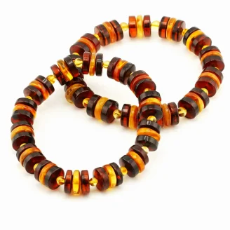 Amber Ring Shape Bracelet