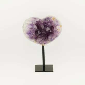 Amethyst Heart Wt 675 Grams