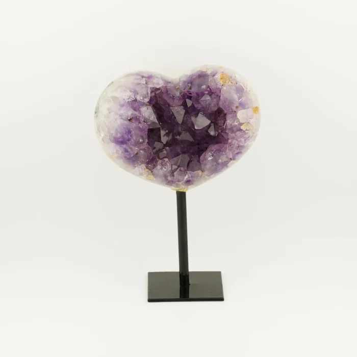 Amethyst Heart Wt 675 Grams