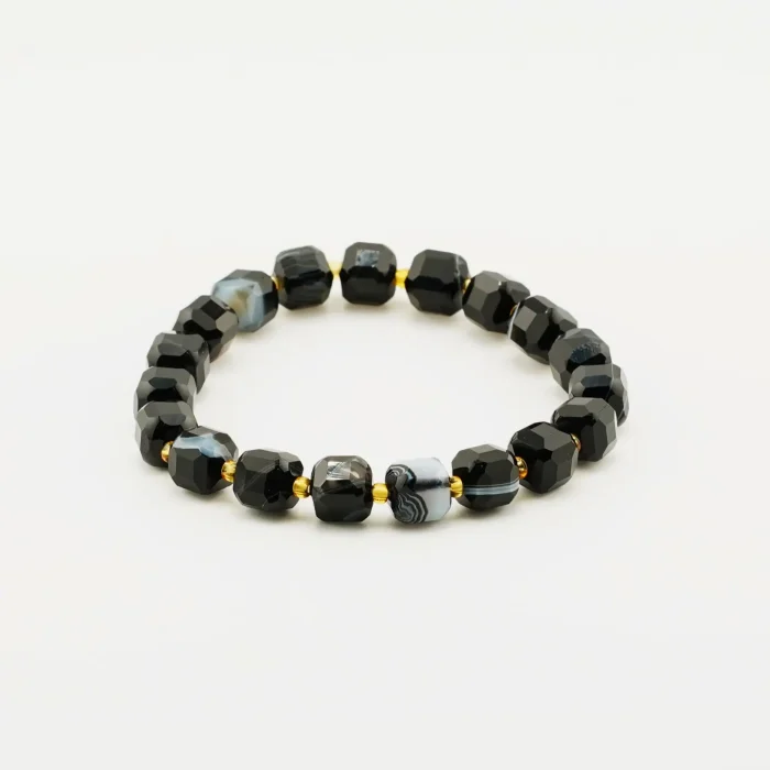 Black Sulaimani Cube Bracelet