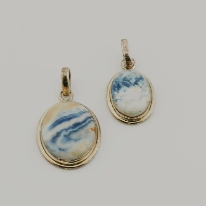 Blue Scheelite Pendant