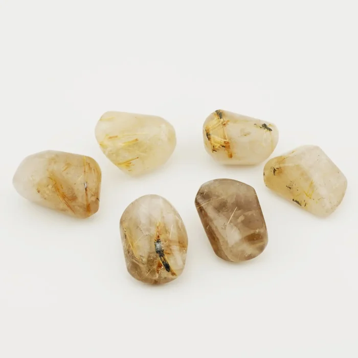 Golden Rutile Tumble