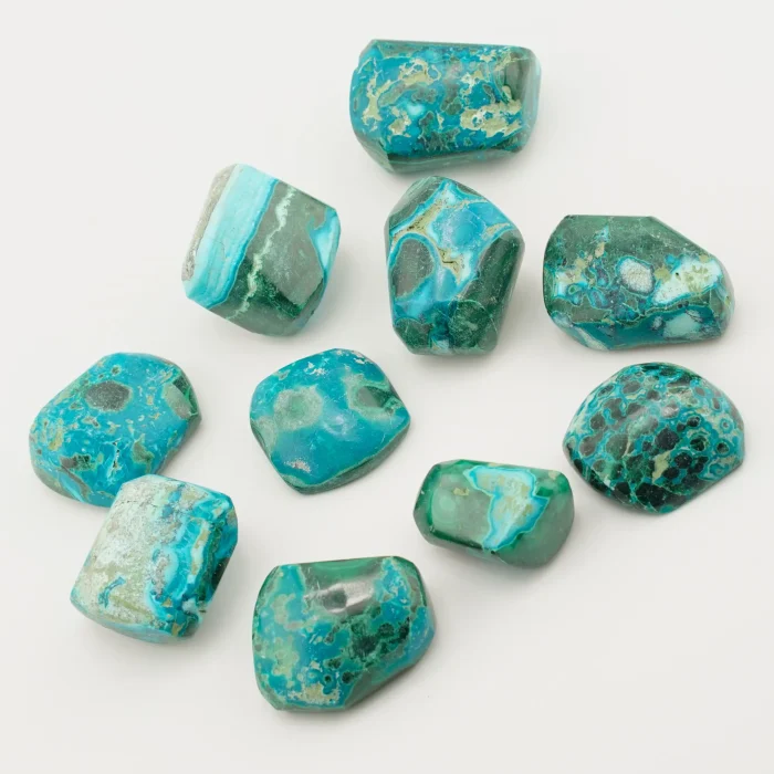 Malachite Azurite Raw Tumble