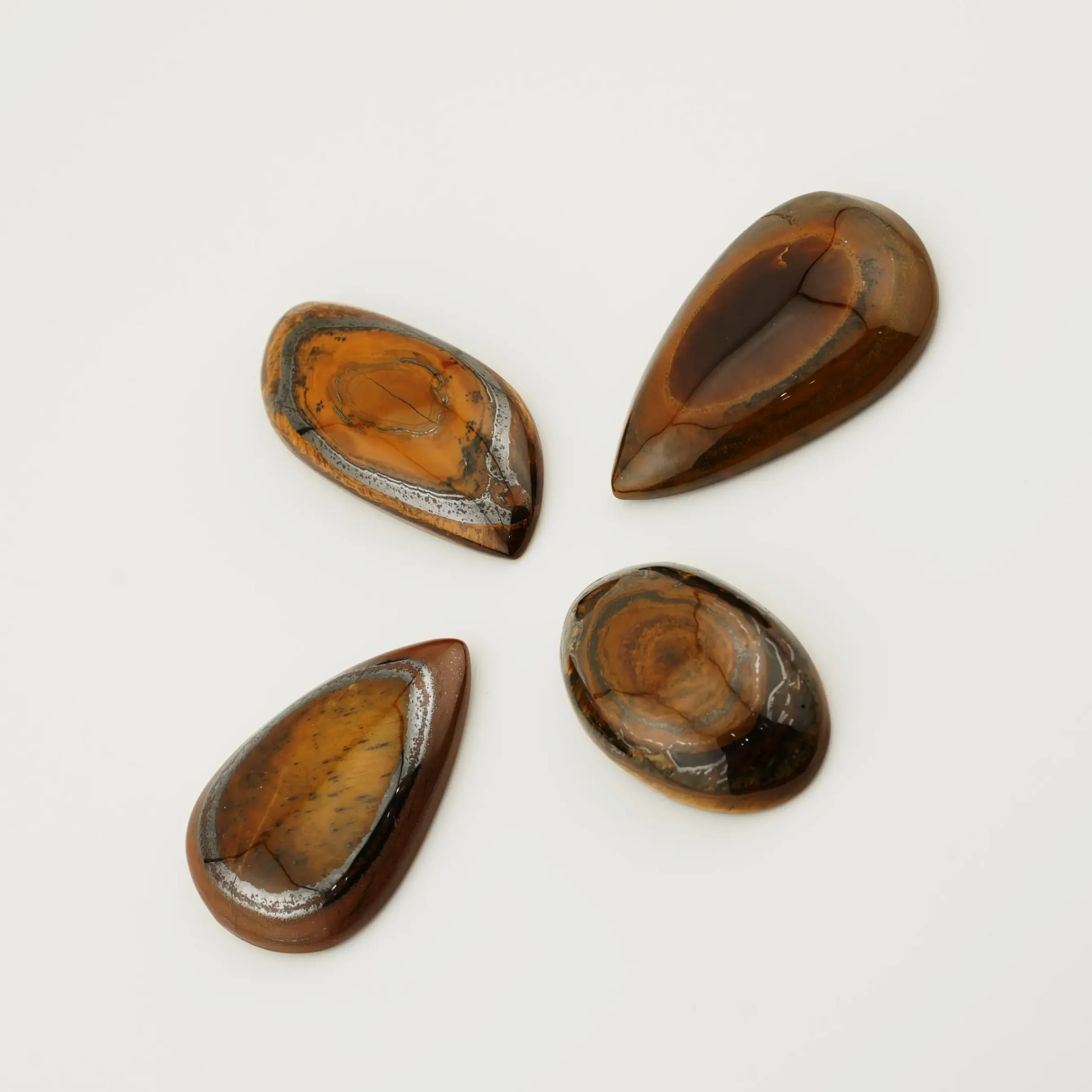 Tiger Eye Evil Eye Cabochons