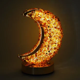 Amber Moon Lamp