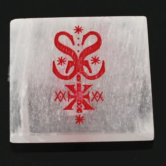 Selenite Charging Plate Saint Expedite