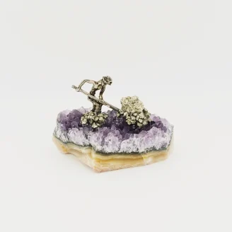 Amethyst Pyrite Miner.