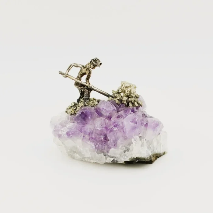 Amethyst Pyrite Miner