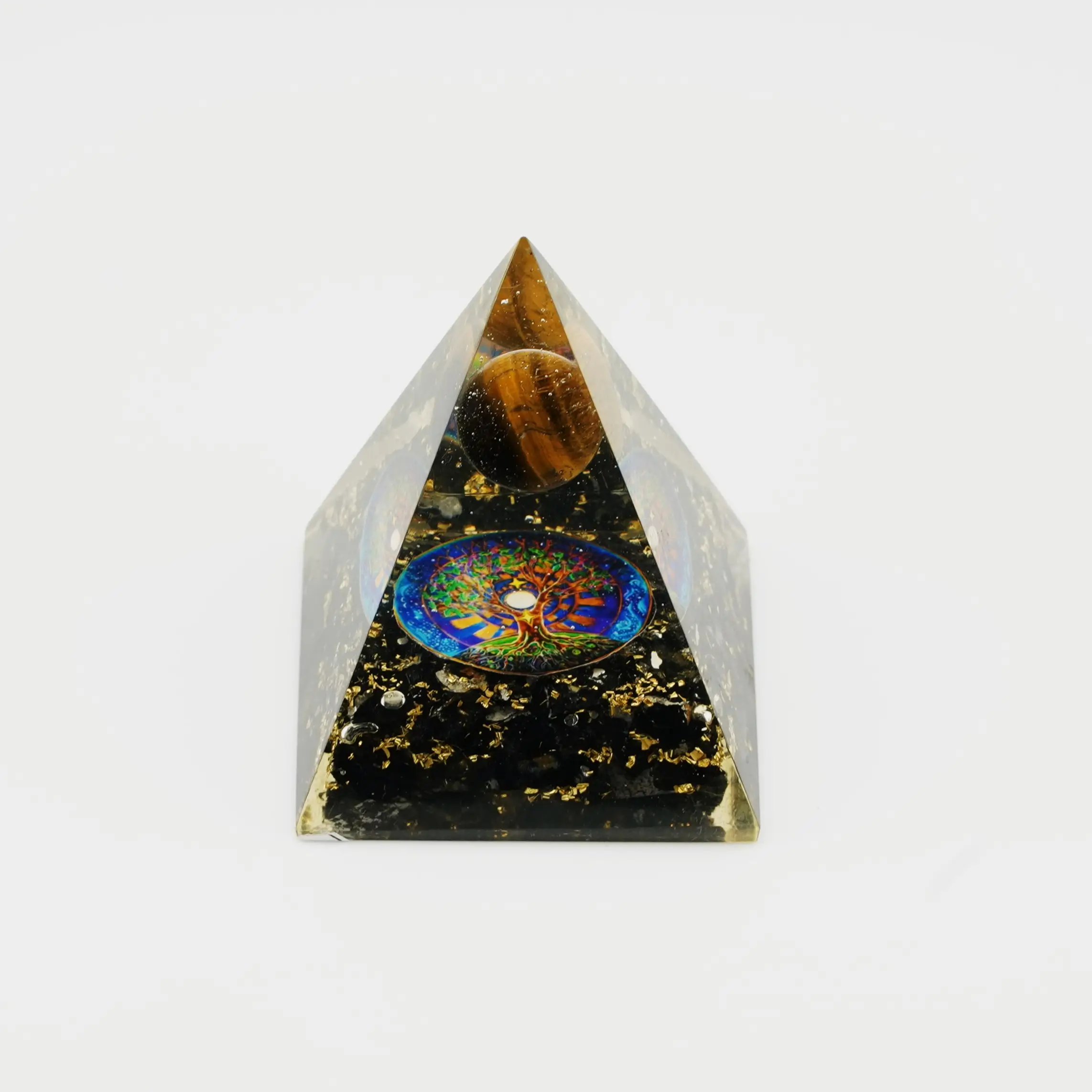 Grounding and Strong Protection Orgonite Pyramid
