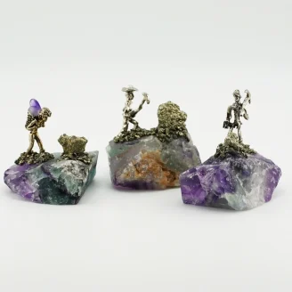 Multi Fluorite Miner weight 67 GM to 95 GM