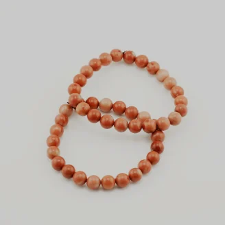 Orange Angelite Bracelet
