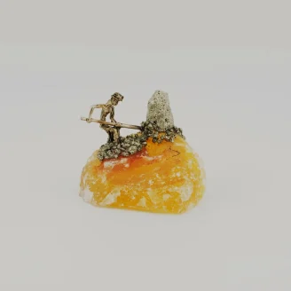 Yeloow Calcite Pyrite Miner