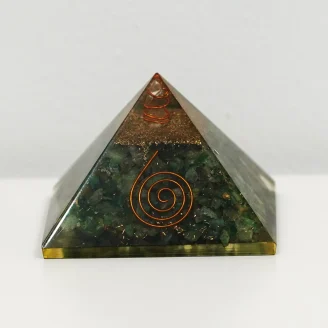 Abundance and Growth Orgonite Pyramid
