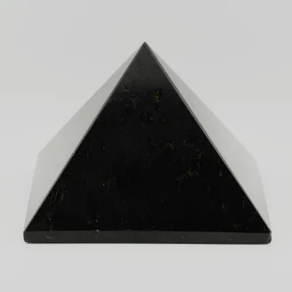 Black Tuormaline Pyramid Weight 1580 GM Size 5 Inch X 5 Inch