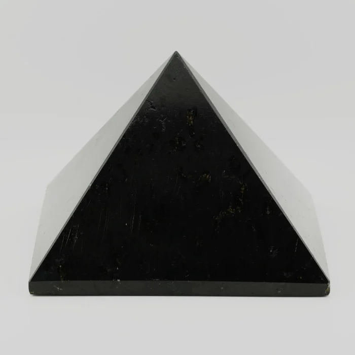 Black Tuormaline Pyramid Weight 1580 GM Size 5 Inch X 5 Inch