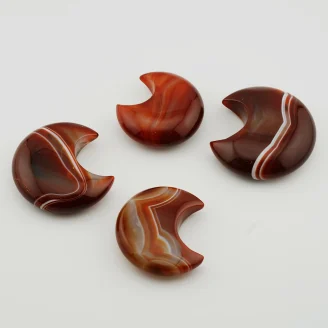 Carnelian Moon 1.5 Inches to 2 Inches