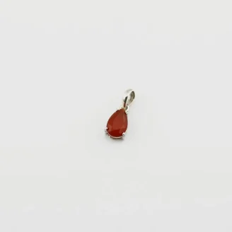 Carnelian Silver Pendant