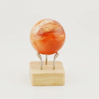 Carnelian Sphere Weight 207 GM