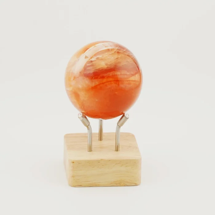 Carnelian Sphere Weight 207 GM