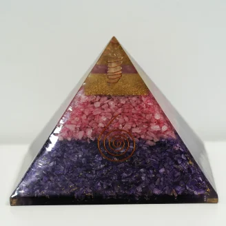 Divine Love and Peace Orgonite Pyramid Size Big Weight 3.5KG