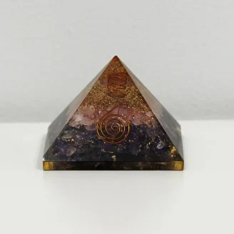 Divine Love and Peace Orgonite Pyramid Size Small