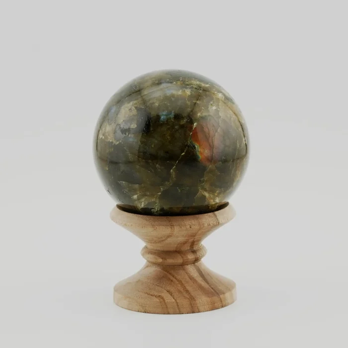 Labradorite Sphere Weight 290 GM Labradorite Sphere Weight 290 GM