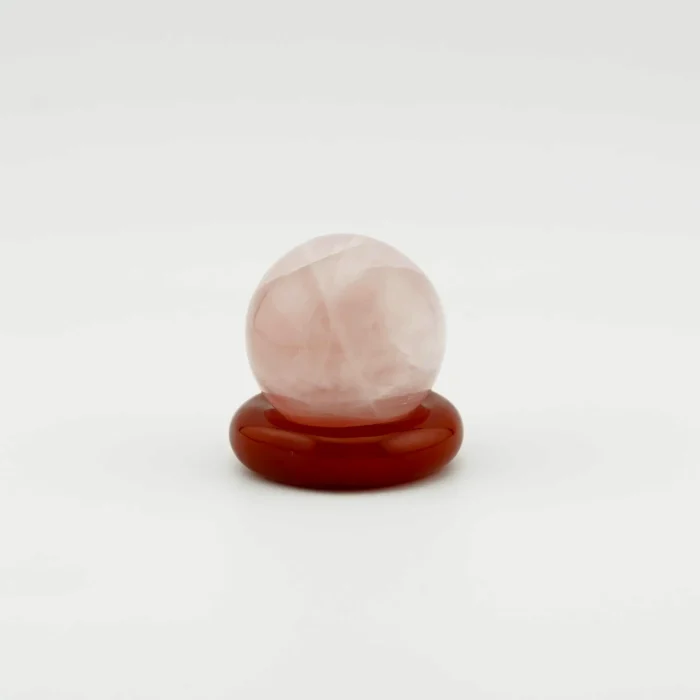 Rose Quartz Sphere Weight 38 GM