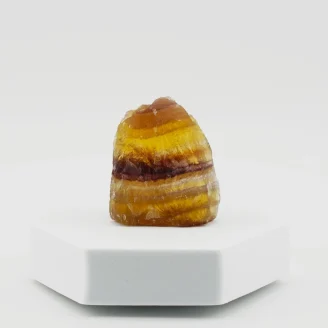 Yellow Purple Fluorite Raw 62 GM