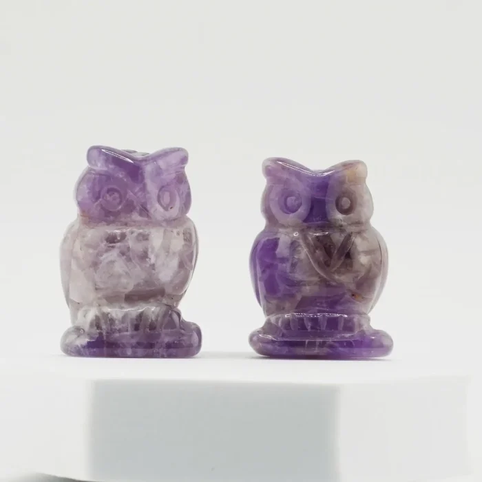 Amethyst Owl Size 1.5 Inches Amethyst Owl Size 1.5 Inches
