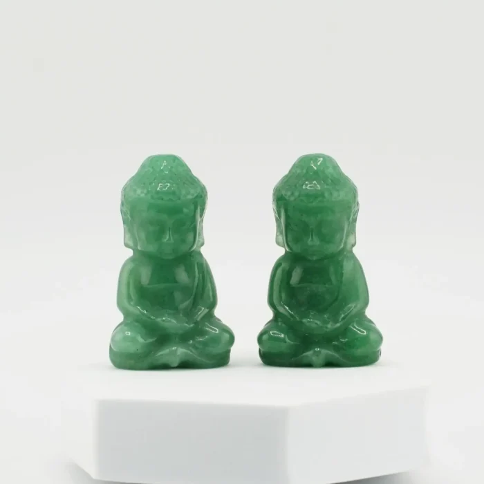 Green Aventurin Laughing Buddha Size 2 Inches Green Aventurin Laughing Buddha Size 2 Inches