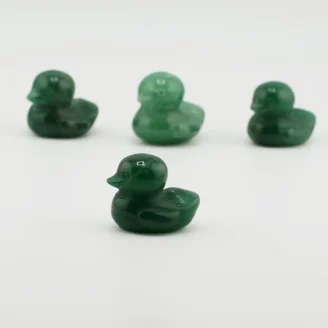 Green Aventurine Duck Size 1.5 Inches