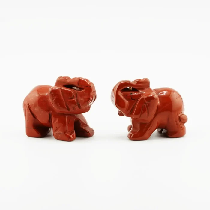 Red Jasper Elephant Size 1.5 Inches Red Jasper Elephant Size 1.5 Inches