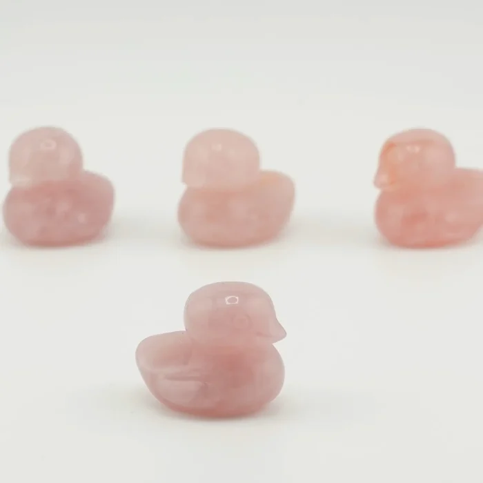 Rose Quartz Duck Size 1.5 Inches Rose Quartz Duck Size 1.5 Inches