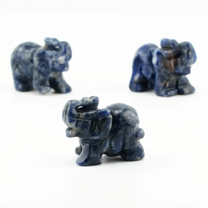 Sodalite Elephant Size 1.5 Inches Sodalite Elephant Size 1.5 Inches