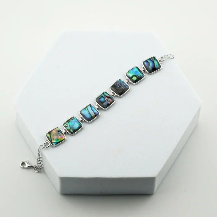 Abalone Shell Metal Bracelet