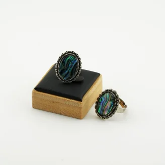 Abalone Shell Ring