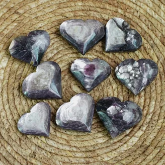 Lepidolite With Mica Heart