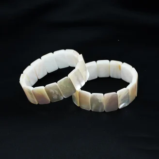 Mother Of Pearl Faceted Bracelet