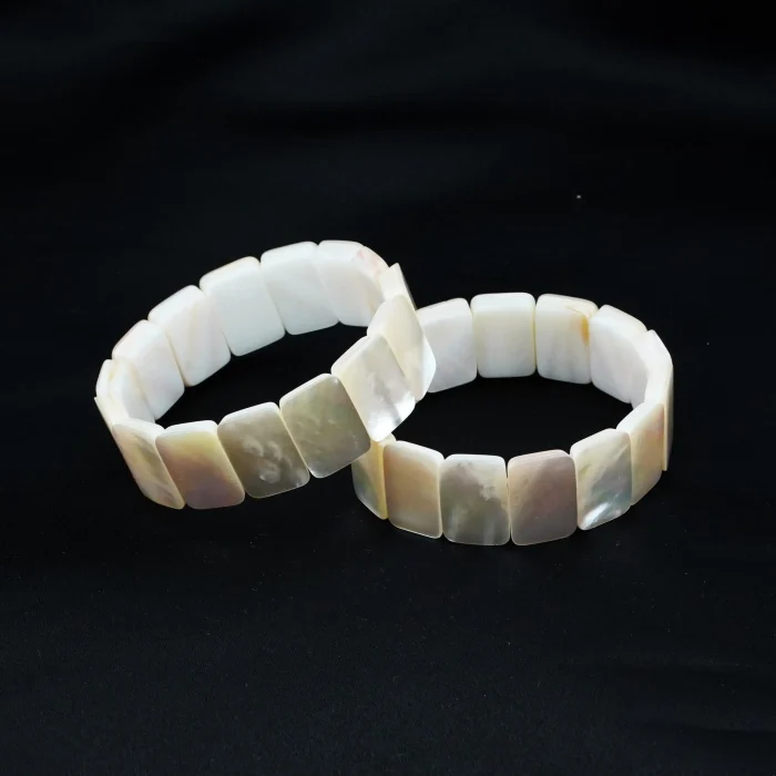 Mother Of Pearl Faceted Bracelet