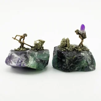 Multi Fluorite Miner weight 115 GM to 120 GM