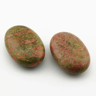Unakite Palm Stone Size 2.5 Inches