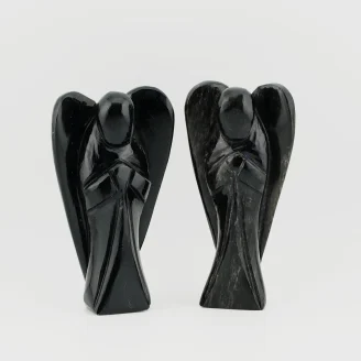 Black Obsidian Angel Size 4 Inches