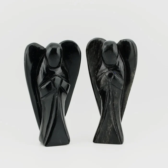 Black Obsidian Angel Size 4 Inches Black Obsidian Angel Size 4 Inches