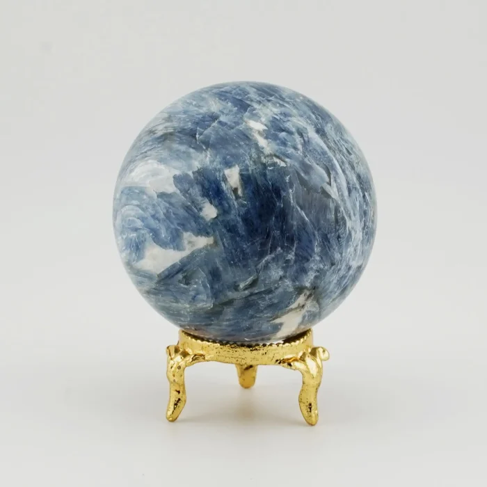 Blue Kyanite Sphere Weight 355GM Blue Kyanite Sphere Weight 355GM